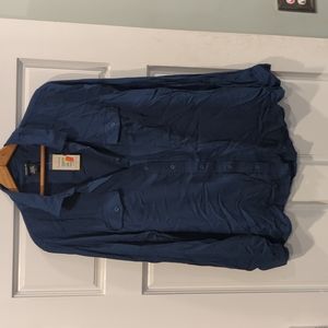 NWT TORRID SIZE 0 Dark blue dress shirt